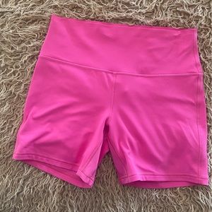 Lululemon Sonic Pink Align HR Shorts 6 Inch Size 12